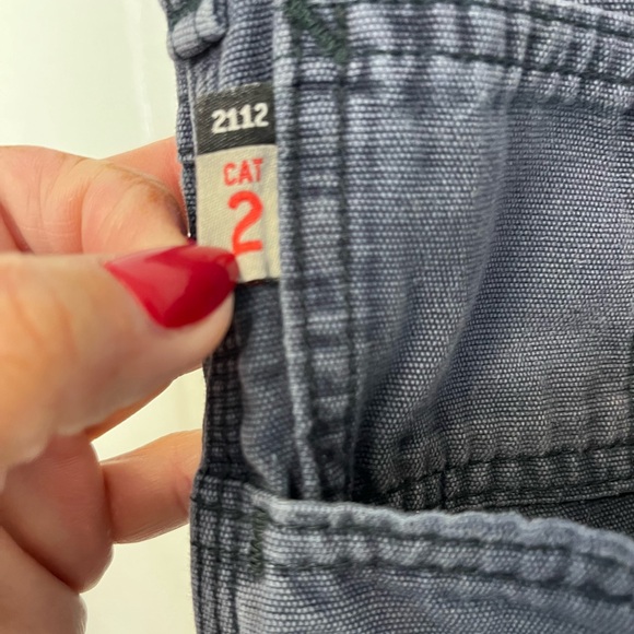 Carhartt blue Workwear Pants Flame Retardant size 34/32 - Picture 2 of 5